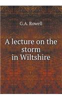 A Lecture on the Storm in Wiltshire