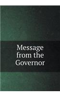 Message from the Governor