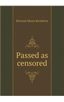 Passed as Censored