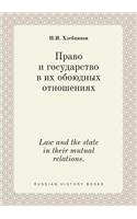 Law and the state in their mutual relations.: (Russian)
