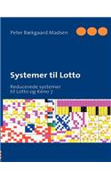 Systemer til Lotto