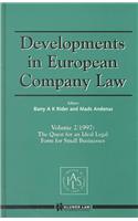 Developments in European Company Law