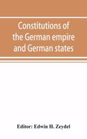 Constitutions of the German empire and German states
