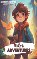 Milo's Adventures - with self- colouring pages (Road Trip activities, Bedtime story, interactive)