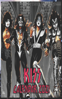 Kiss 2021 Calendar: KISS 2021 CALENDAR 8.5x8.5 FINISH GLOSSY