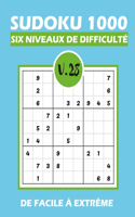 SUDOKU 1000 six niveaux de difficulté Vol.28