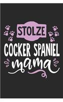 Stolze Cocker Spaniel Mama