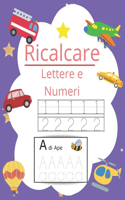 Ricalcare lettere e numeri