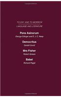 Pons Asinorum, or the Future of Nonsense Democritus or the Future of Laughter Mrs Fisher or the Future of Humour, Babel, or the Past, Present and Future of Human Speech