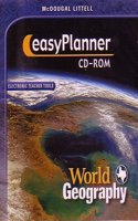 McDougal Littell World Geography Texas: Easyplanner CD-ROM Grades 9-12: Easyplanner CD-ROM Grades 9-12