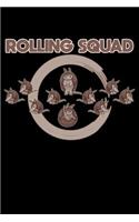 Rolling Squad: 6x9 120 pages blank Your personal Diary for an Awesome Summer