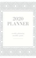 2020 Planner Weekly Planning Monthly Goals