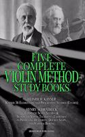 Kayser 36 Elementary and Progressive Studies (Etudes), Schradieck Complete Scale Studies & School of Violin Technics - Exercises