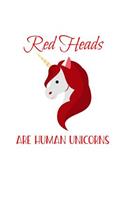 Redheads Are Human Unicorns: Personal Goals Journal