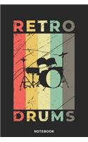 Drumset Instrument Art Graphic Notebook