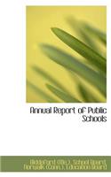 Annual Report of Public Schools