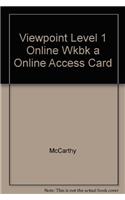 Viewpoint Level 1 Online Workbook Activation Code Card