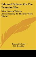 Edmond Scherer on the Prussian War