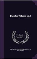 Bulletin Volume No.3
