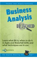 Business Analysis Defined