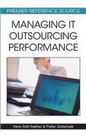 Managing IT Outsourcing Performance