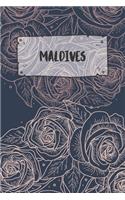 Maldives: Ruled Travel Diary Notebook or Journey Journal - Lined Trip Pocketbook for Men and Women with Lines