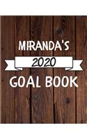 Miranda's 2020 Goal Book: 2020 New Year Planner Goal Journal Gift for Miranda / Notebook / Diary / Unique Greeting Card Alternative
