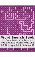 Word Search Book For Adults