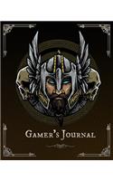 Gamer's Journal: RPG Role Playing Game Notebook - Warrior Knight and Skeletons (Gamers series)