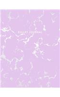 Bullet Journal: Beautiful Pink Marble and Rose Gold - 8.5 x 11 - 100 pages - Dot Grid Bullet Journal Notebook, Gift for Women and Teen Girls ( Cute Notebook for Gir