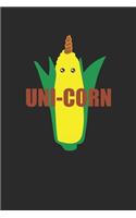 Uni Corn: Graph Paper Notebook (6" x 9" - 120 pages) Vegetarianism Themed Notebook for Gift / Daily Journals