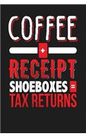 Coffee + Receipt Shoeboxes = Tax Returns