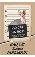 Bad Cat Sphynx Notebook