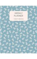 Weekly Planner Twenty Nineteen: 2019 Dated Weekly Planner with to Do Notes & Inspirational Quotes - Botanical Blue