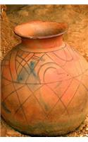 Artistic West African Pottery Jar Journal