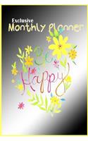 Exclusive Monthly Planner ( undated)