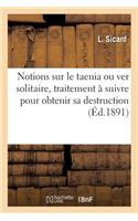 Notions Sur Le Taenia Ou Ver Solitaire, Indications Sur Le Traitement Pour Obtenir Sa Destruction