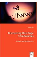 Discovering Web Page Communities