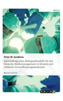 Entwicklung eines Reifegradmodells für das klinische Risikomanagement in kleinen und mittleren Gesundheitsorganisationen