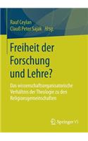Freiheit Der Forschung Und Lehre?