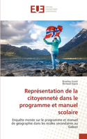 Représentation de la citoyenneté dans le programme et manuel scolaire