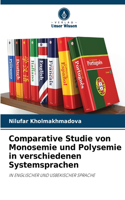 ?omparative Studie von Monosemie und Polysemie in verschiedenen Systemsprachen
