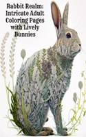 Rabbit Realm: Intricate Adult Coloring Pages with Lively Bunnies
