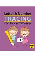 Letter & Number Tracing Book for Preschoolers