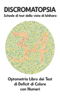 DISCROMATOPSIA Schede di test della vista di Ishihara Optometria Libro dei Test di Deficit di Colore con Numeri