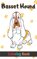 basset hound coloring book