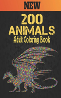 Adult Coloring Book Animals