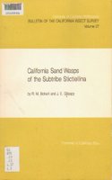 California Sand Wasps of the Subtribe Stictiellina