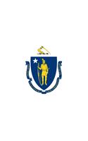 Massachusetts Flag Magnet