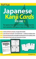 Japanese Kanji Cards Kit Volume 1